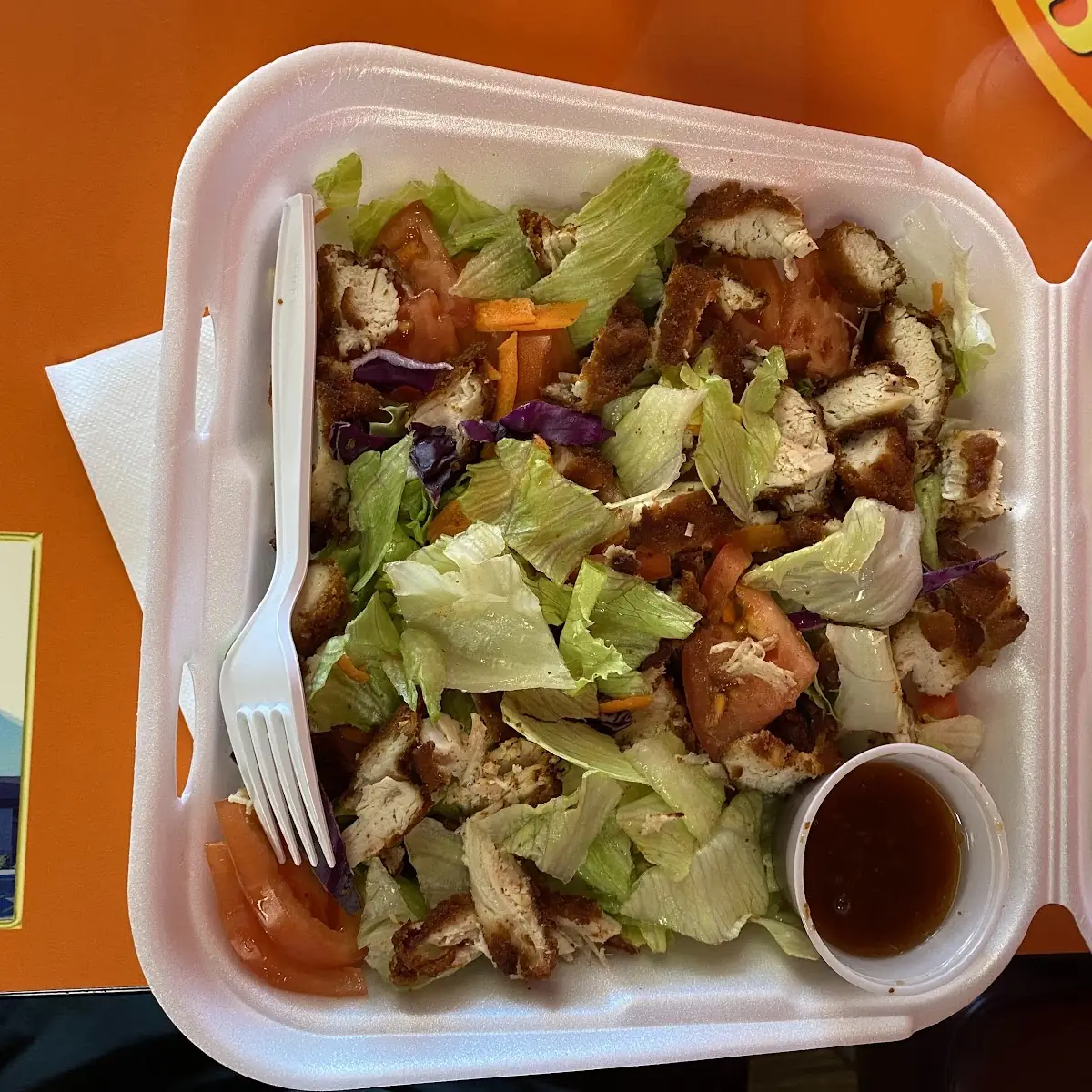 Crispy Chicken Salad