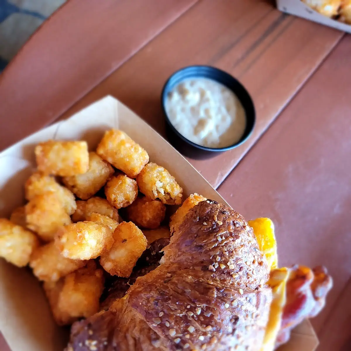 Cheddar Bacon and Ranch Tots