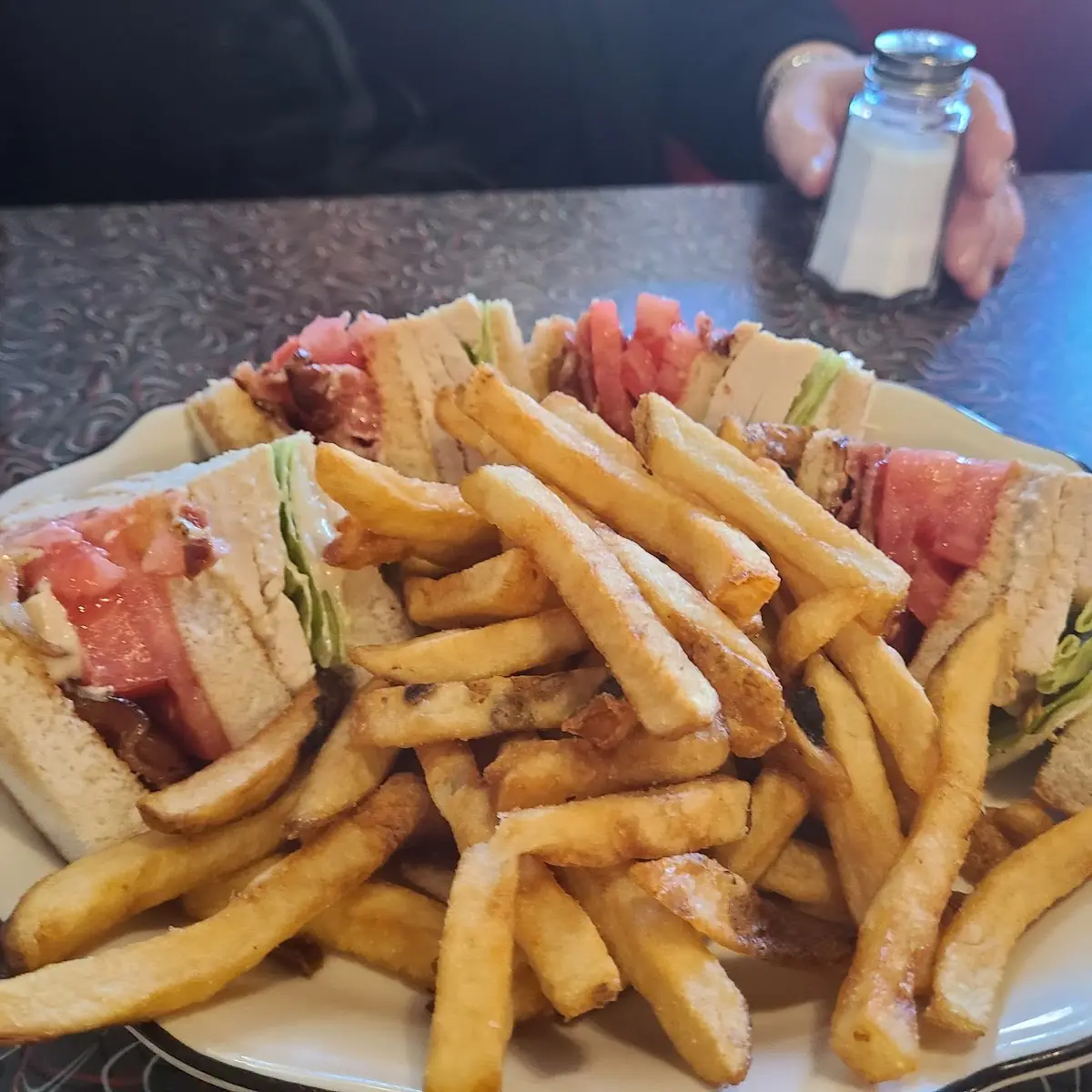 Clubhouse Sandwich Platter, Hi-Lite Restaurant