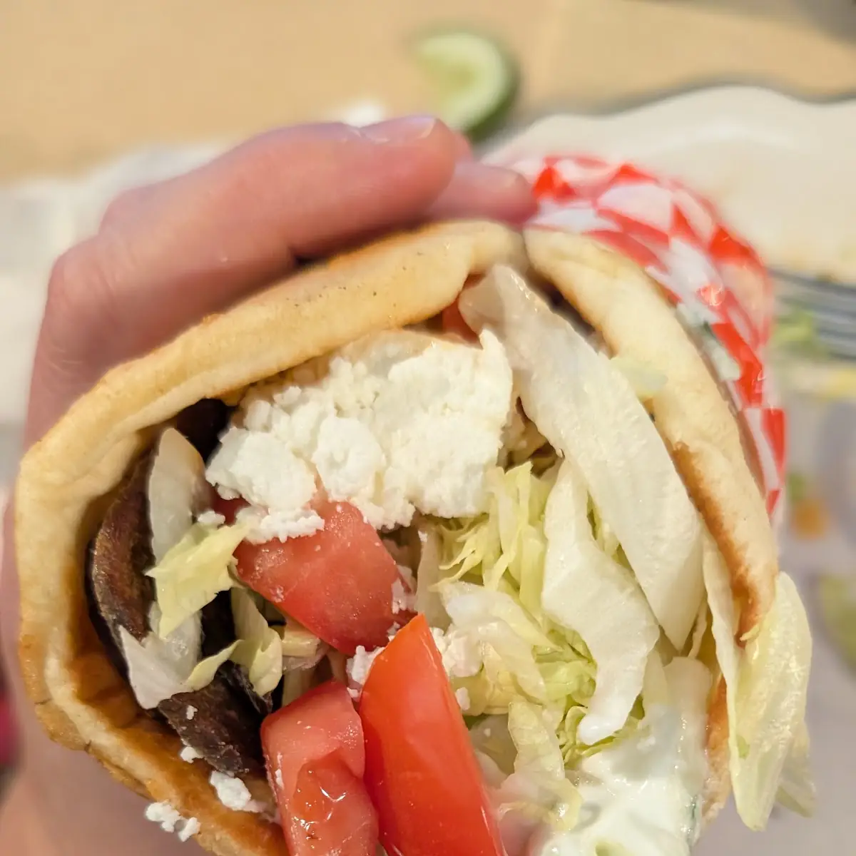 Gyro in a Pita, Hi-Lite Restaurant