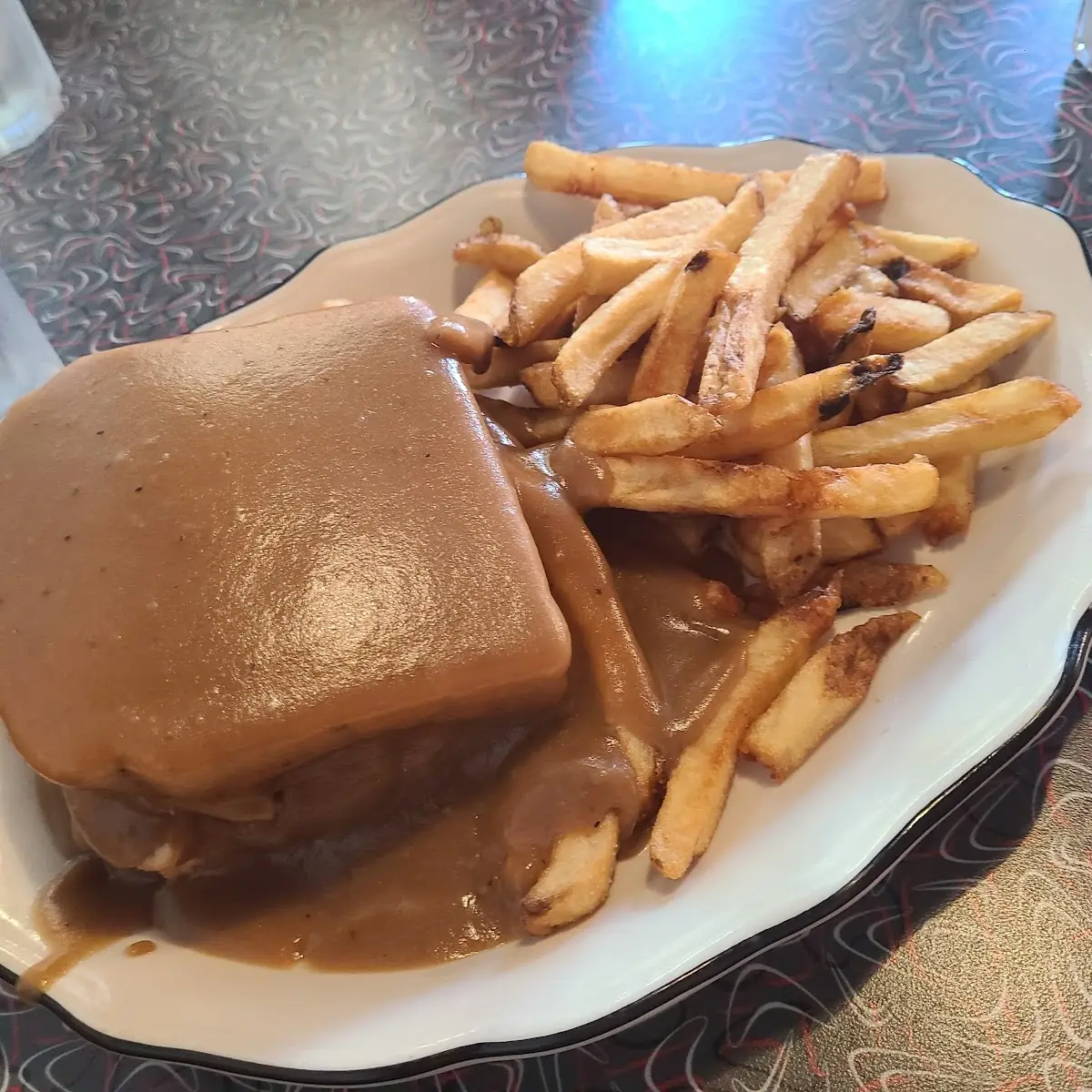Hot Turkey Sandwich, Hi-Lite Restaurant