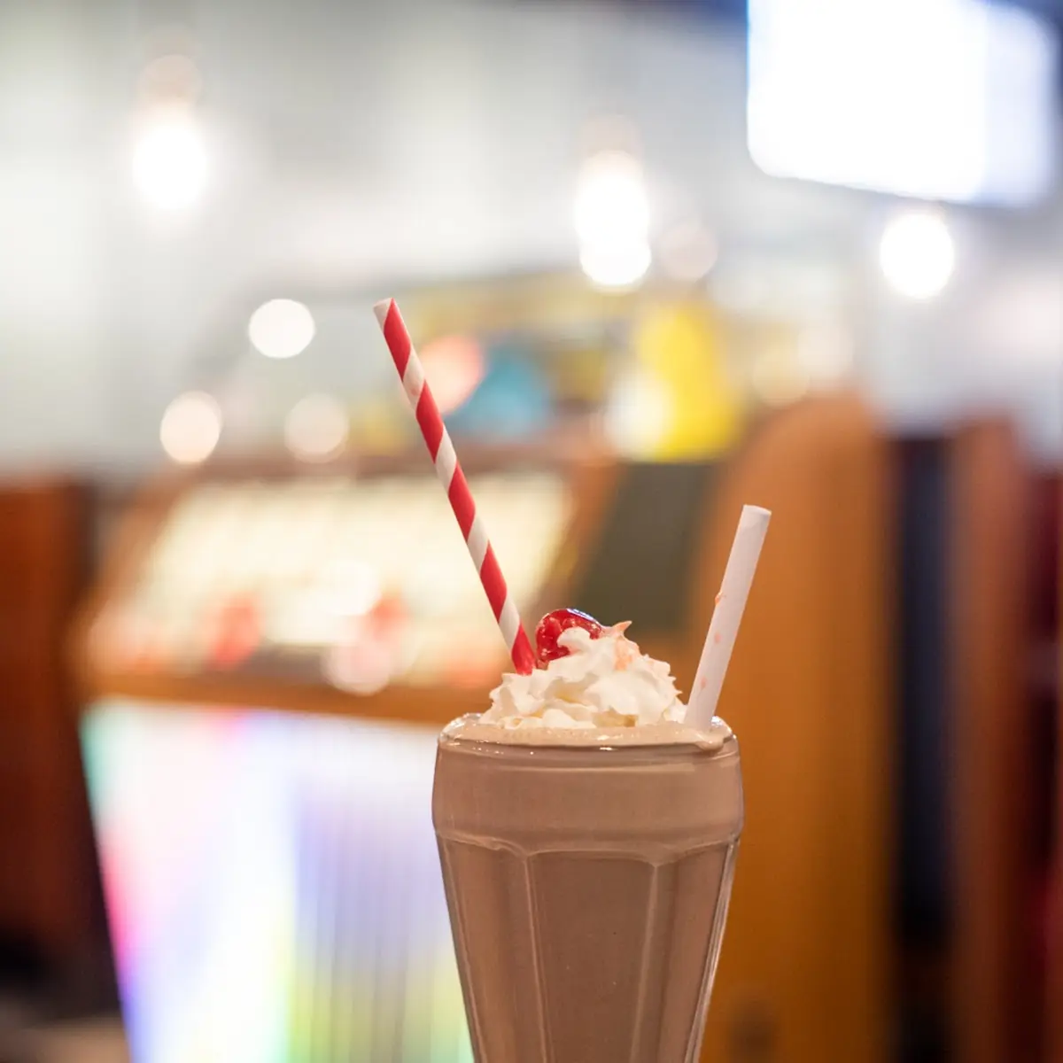 Old Fashioned Hand-Scooped Milkshake, Hi-Lite Restaurant