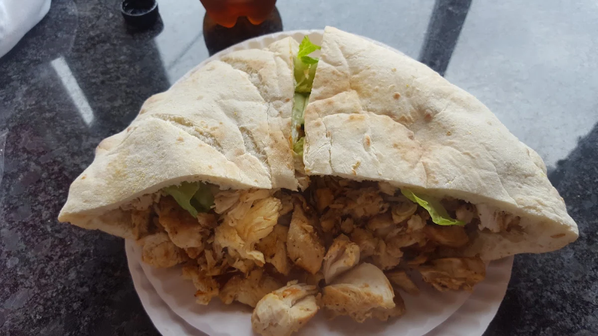 Grilled Chicken Cesar on Pita Bread