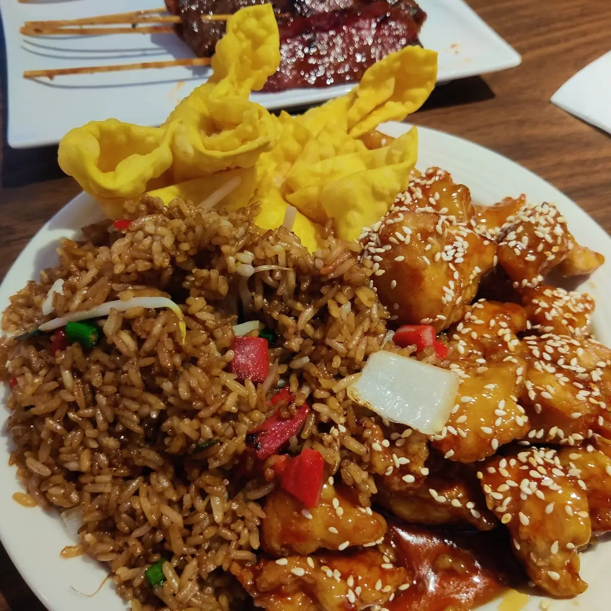 Sesame Chicken Combination Fried Rice