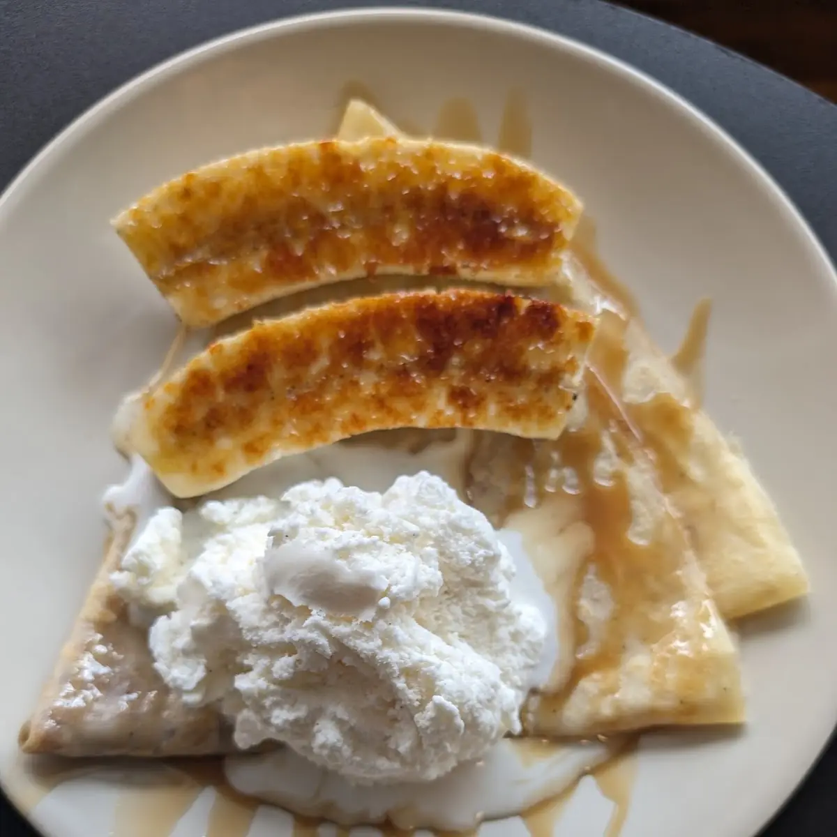 Bananas Foster Crepe