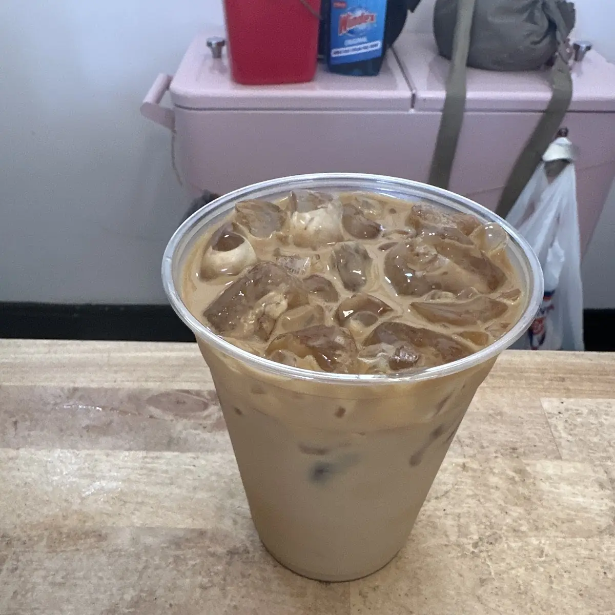 Iced Vanilla Almond Matcha