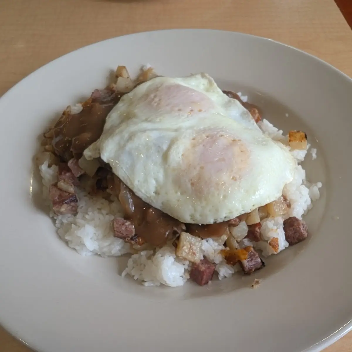 Corned Beef Hash Loco Moco