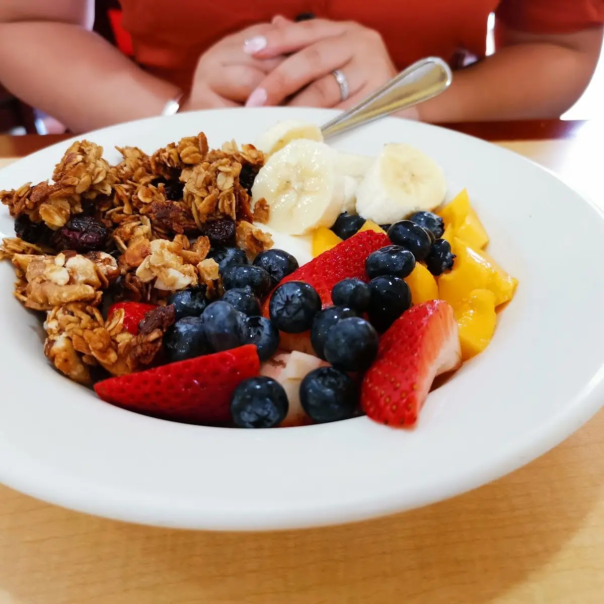 Homemade Granola Yogurt & Fruit
