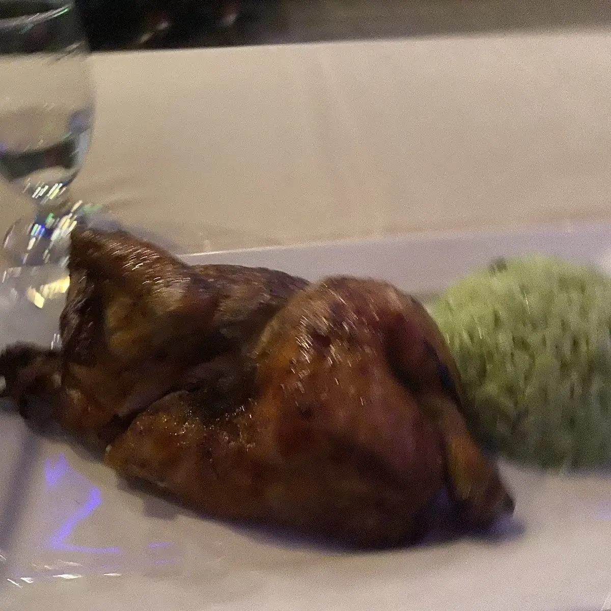 Half Chicken with Cilantro Rice