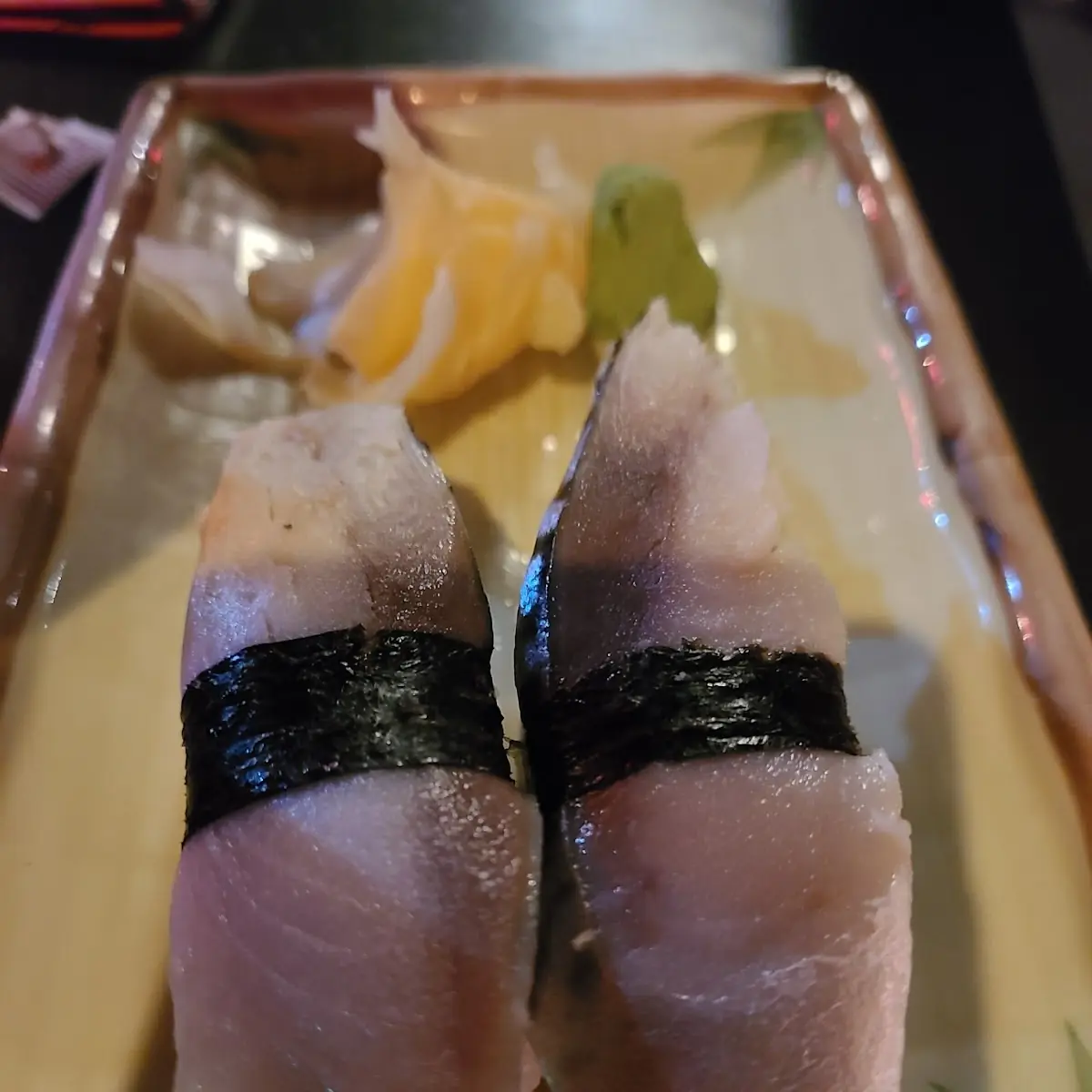 Mackerel Sushi or Sashimi