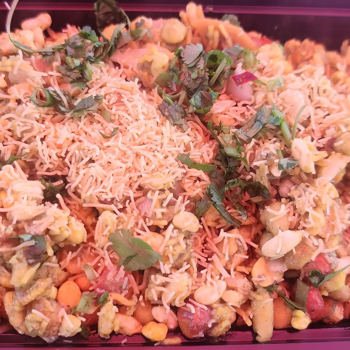 Channa Samosa Chaat