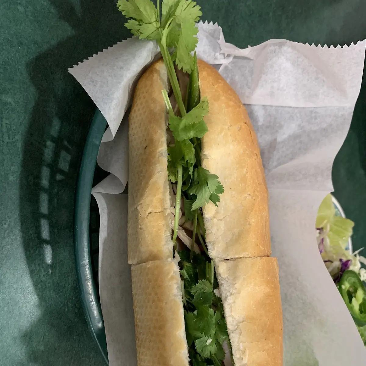 A16 Pork Loaf Cha Lua Banh MI Sandwich