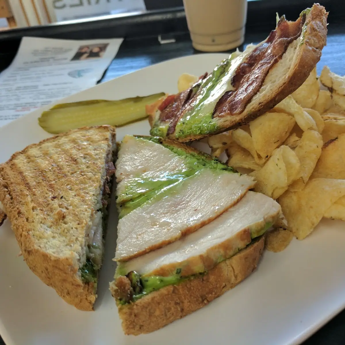 Turkey Bacon Avocado Panini