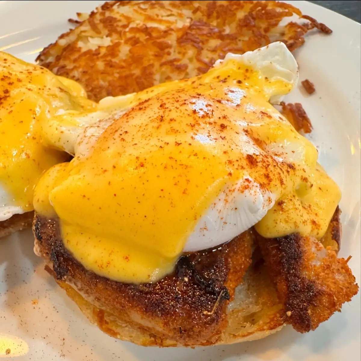 Eggs Benedict with Mahi Mahi
