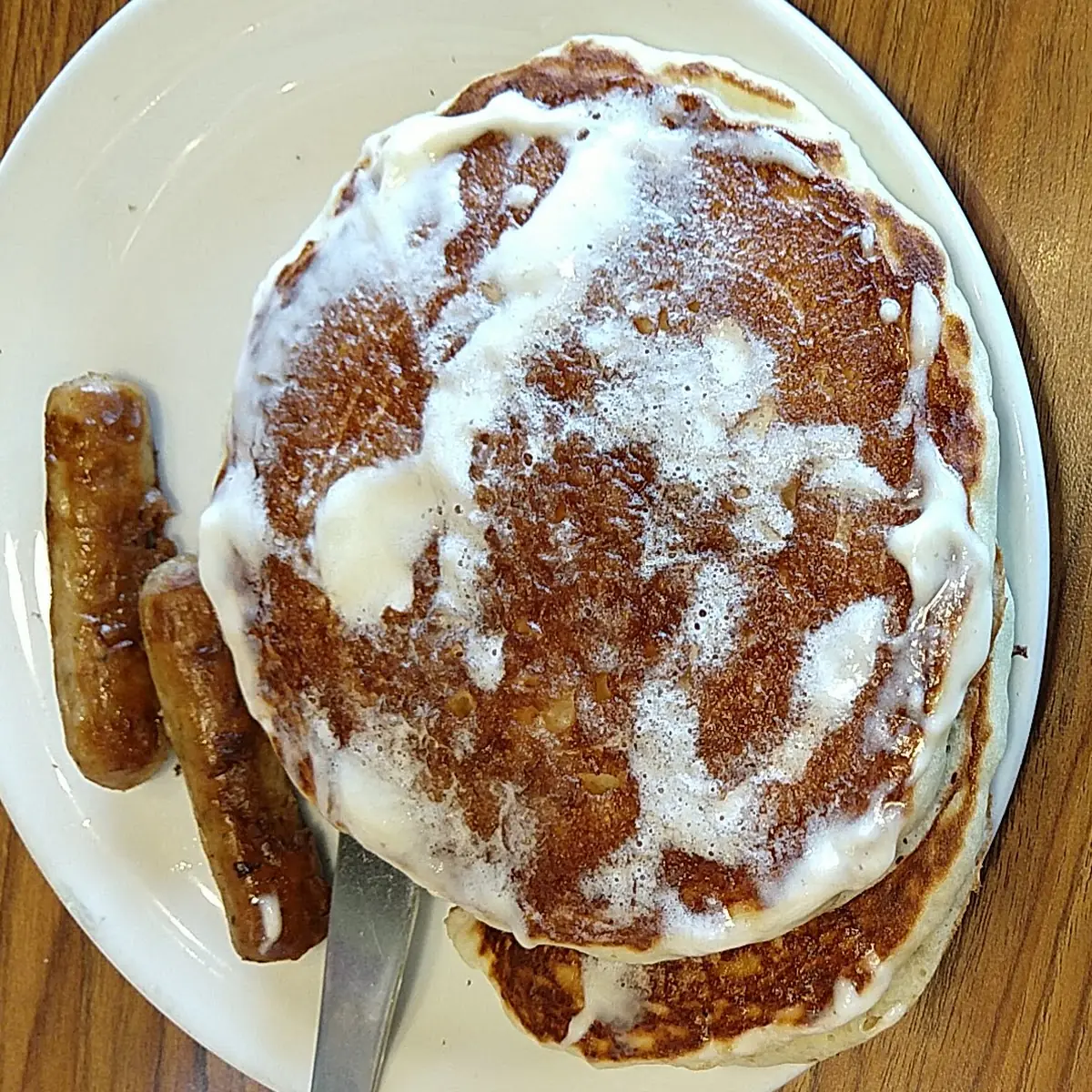 Cinnamon Roll Pancake Slam