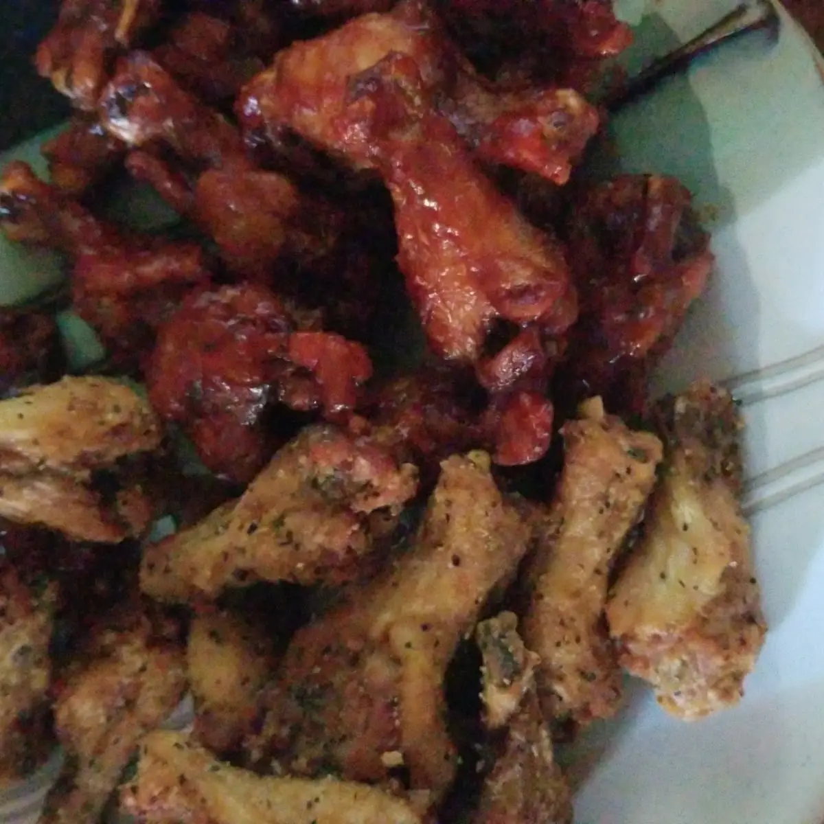 Lemon Pepper and Barbecue Wings