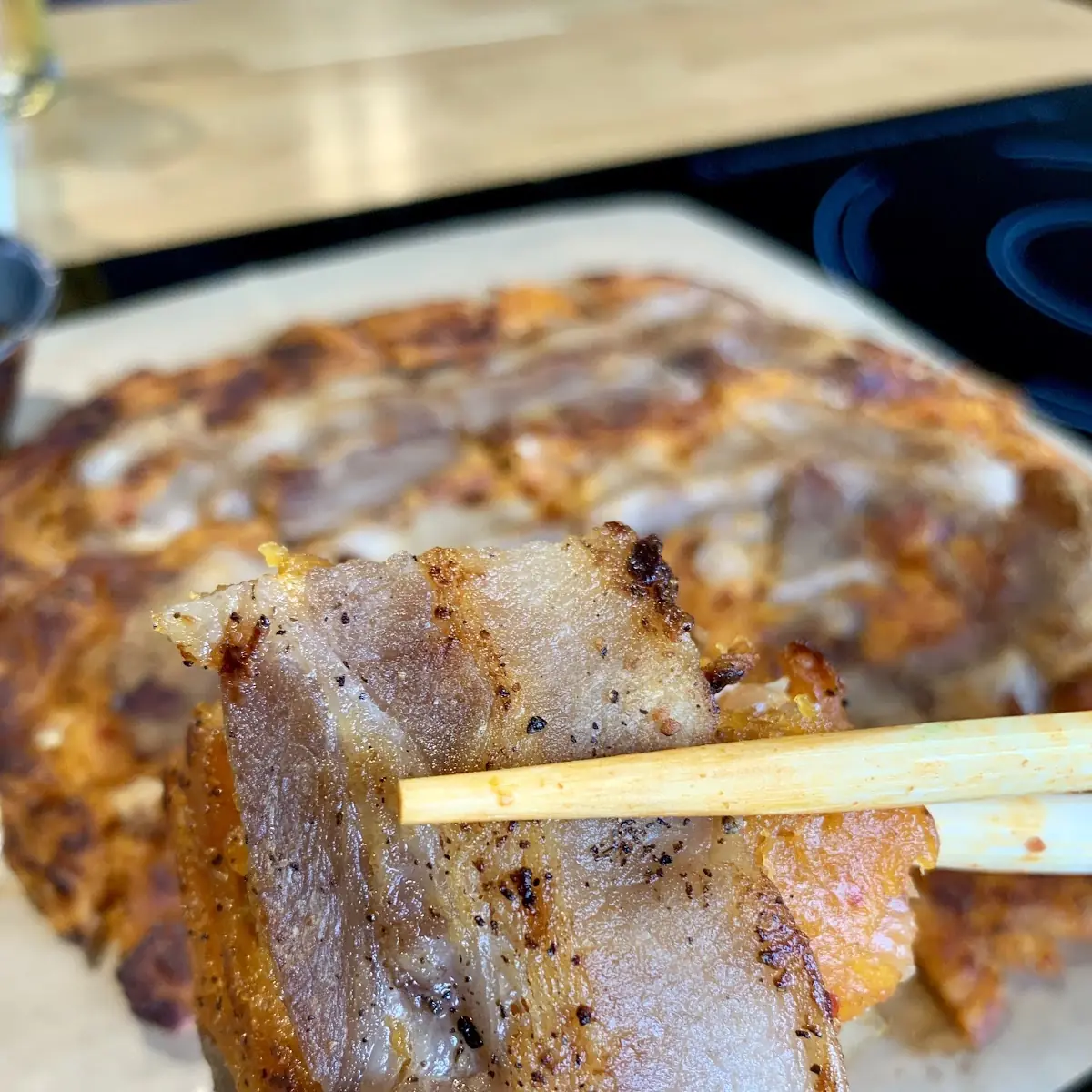 Pork Belly Kimchi Korean Pancake