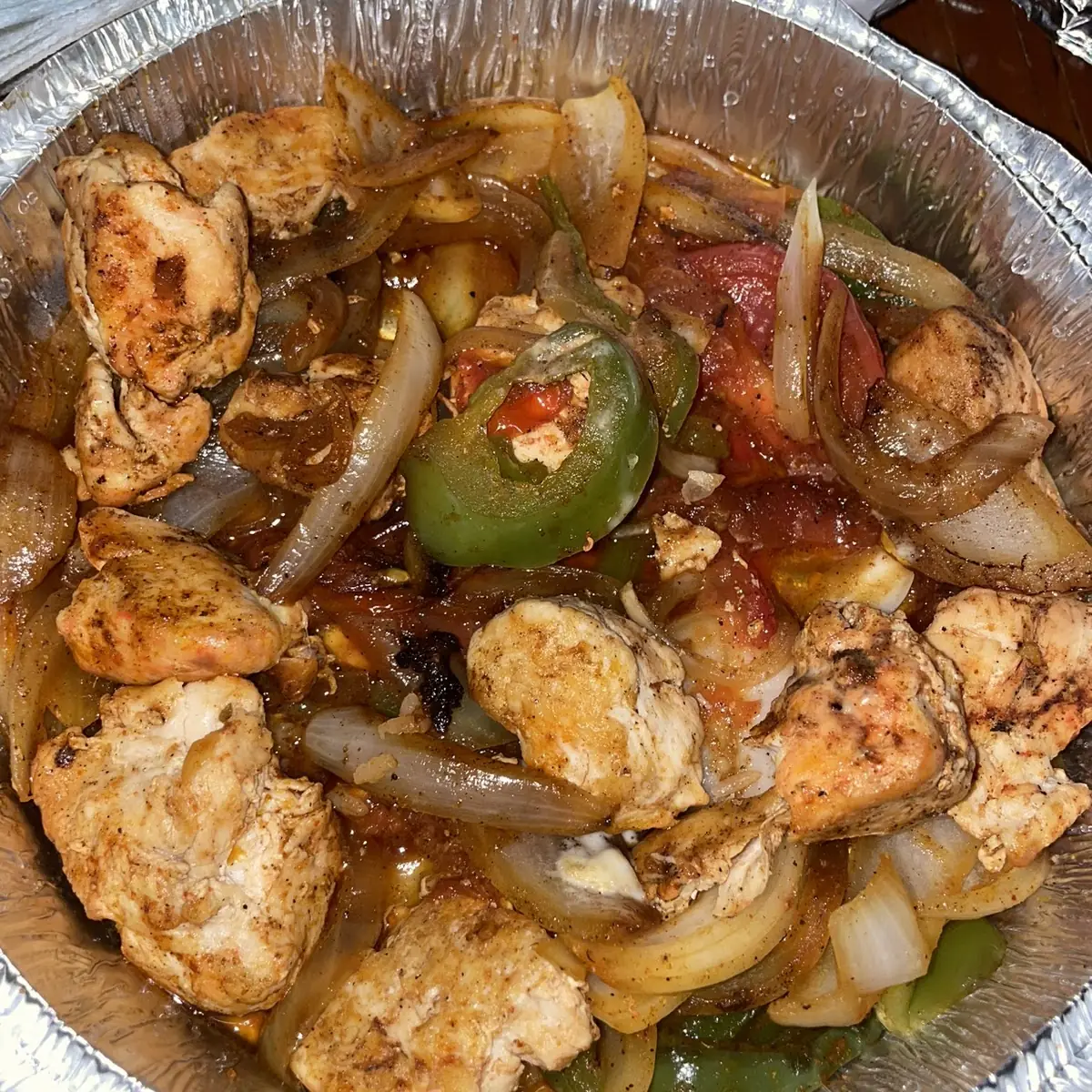 Chicken Steak Shrimp Fajitas