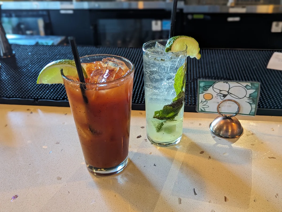 Bloody Mary and Nojito