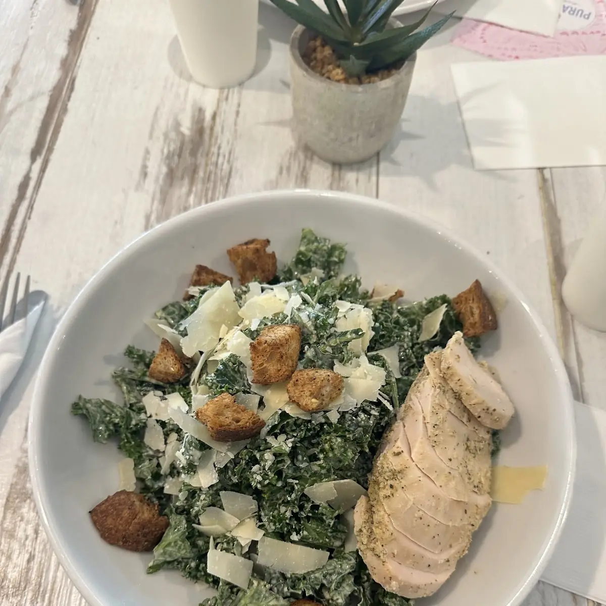 Kale Chicken Caesar