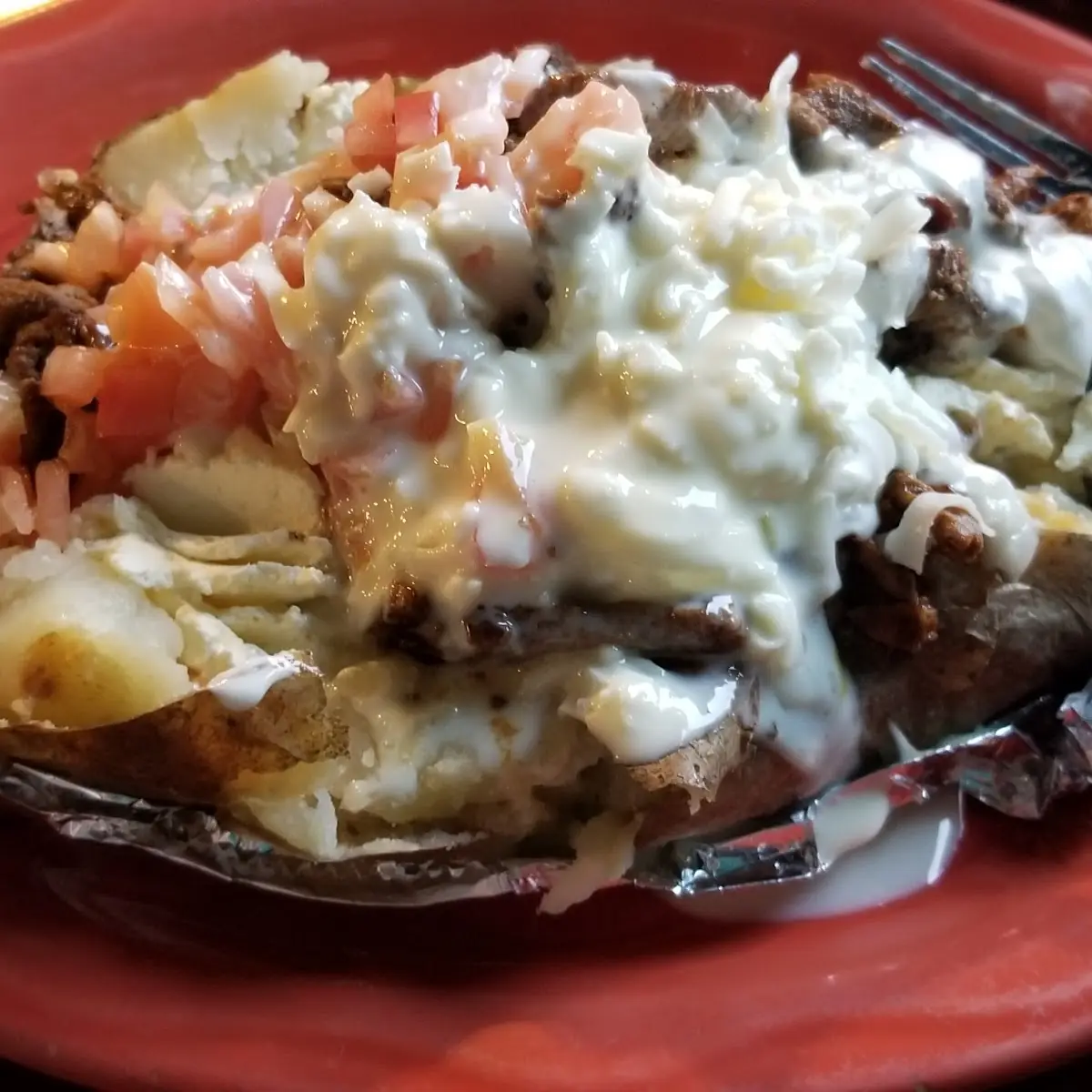 Fajita Baked Potato