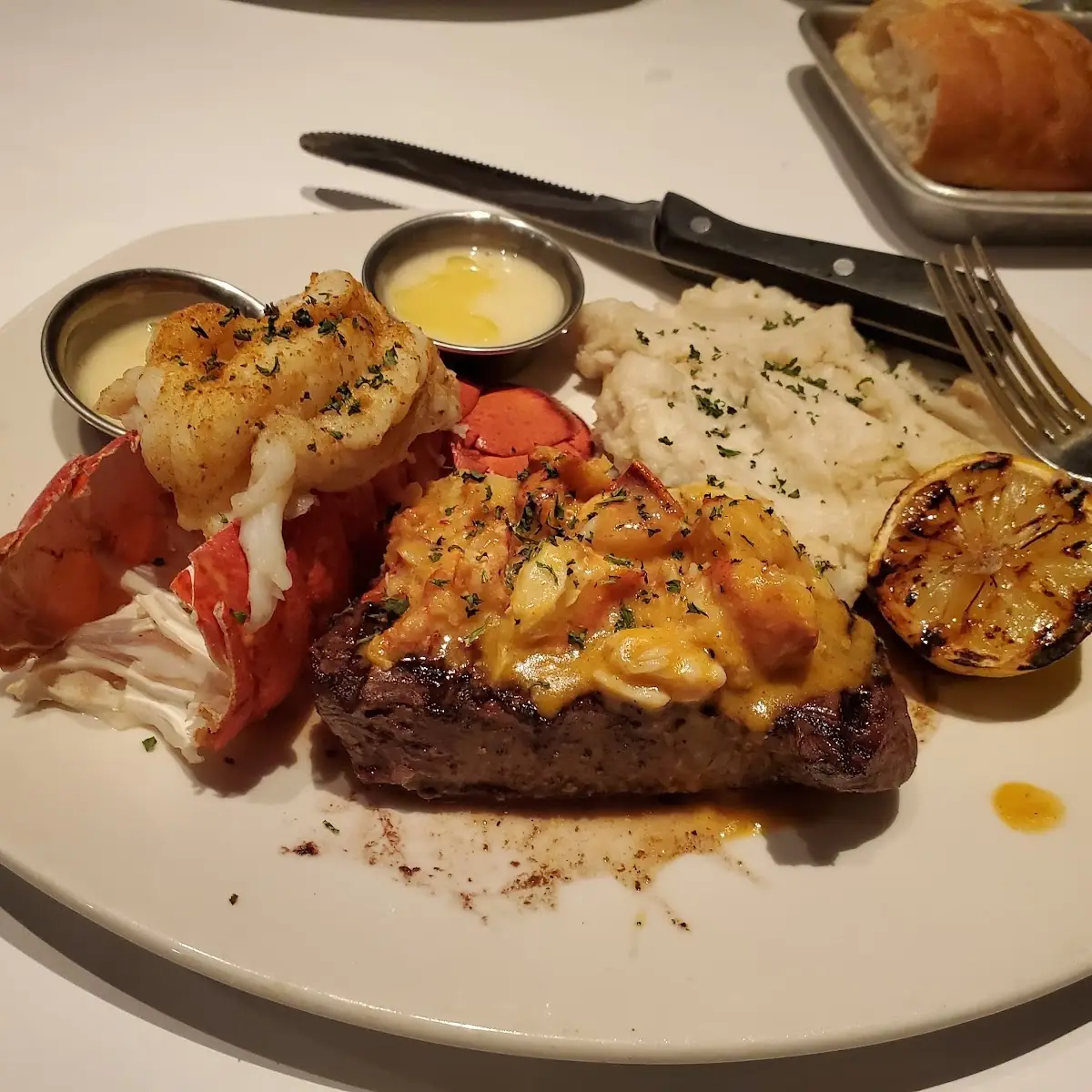 Barrel Cut Filet & Lobster Tail
