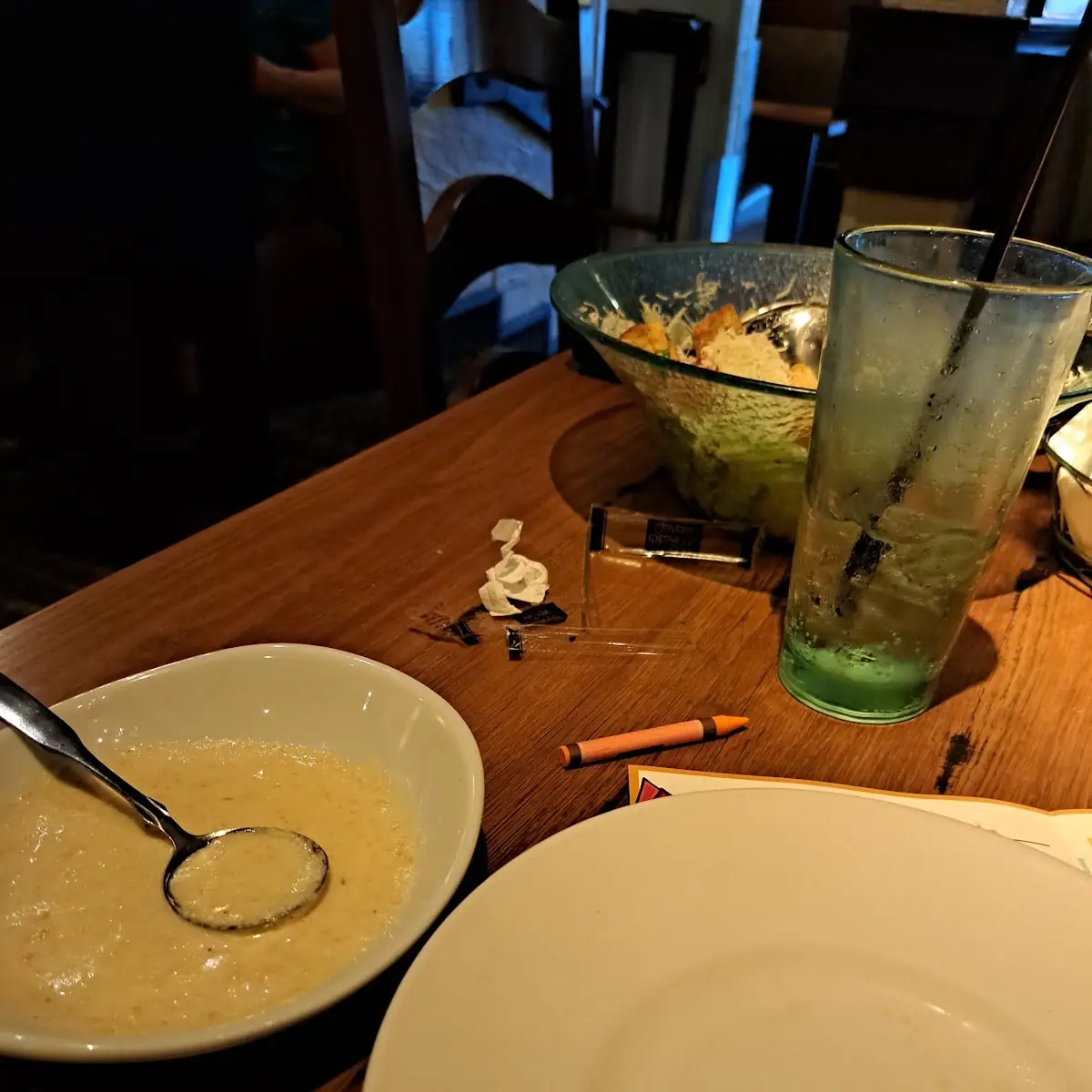 Salad and Bread Sticks