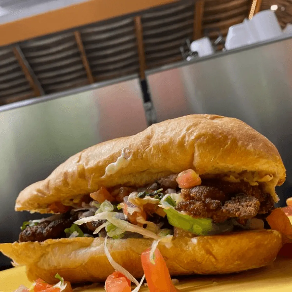Milanesa Torta Fried Chicken Sandwich