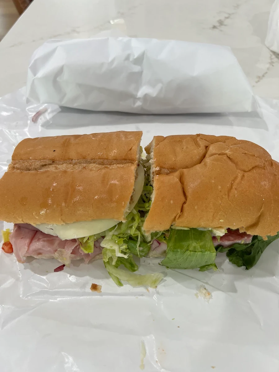 Ham and Cheese Grinder Sandwich