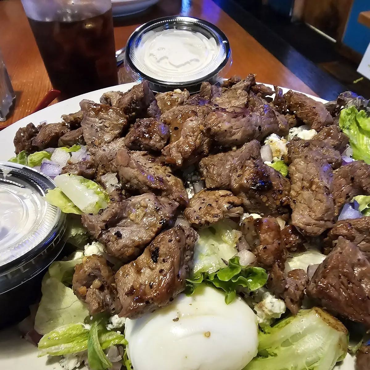 Steak and Bleu Salad