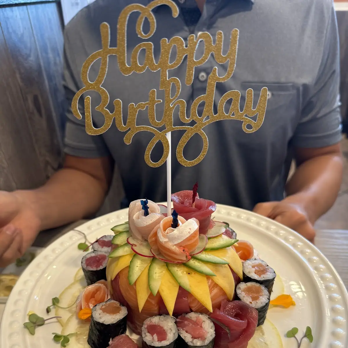Sushi Birthday Cake