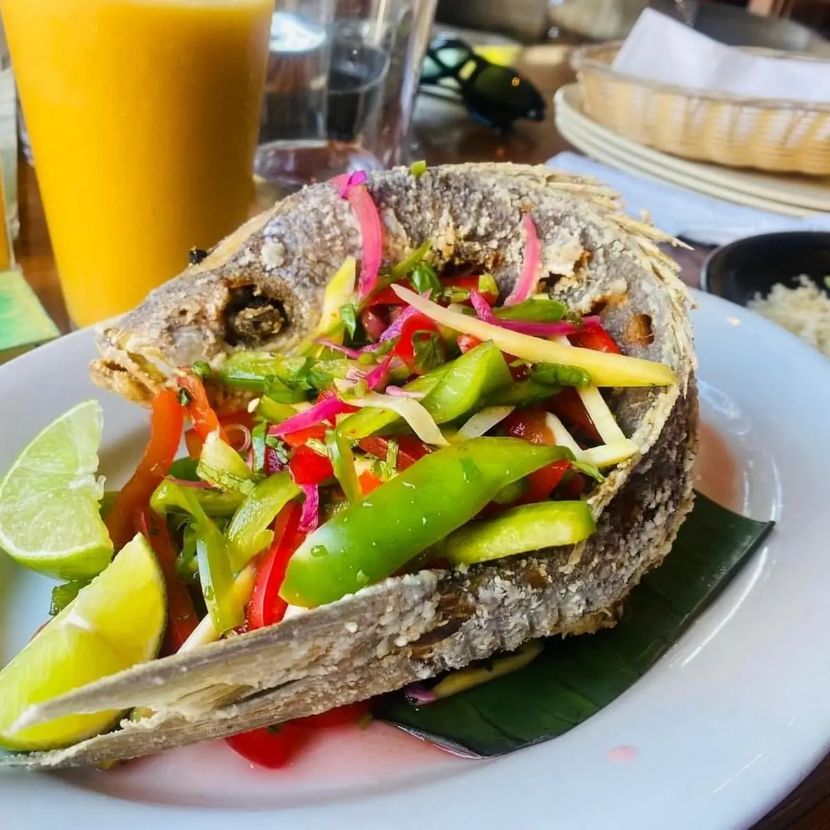 Fried Whole Red Snapper Pargo Frito