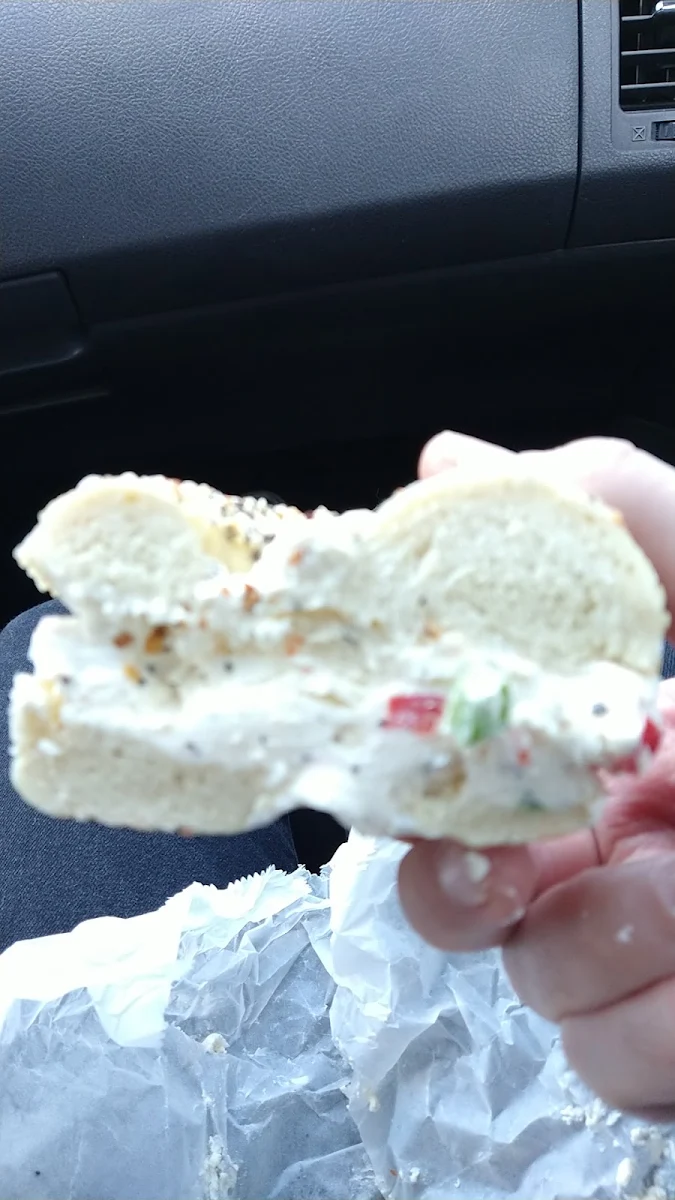 Everything Bagel with Cream Cheese