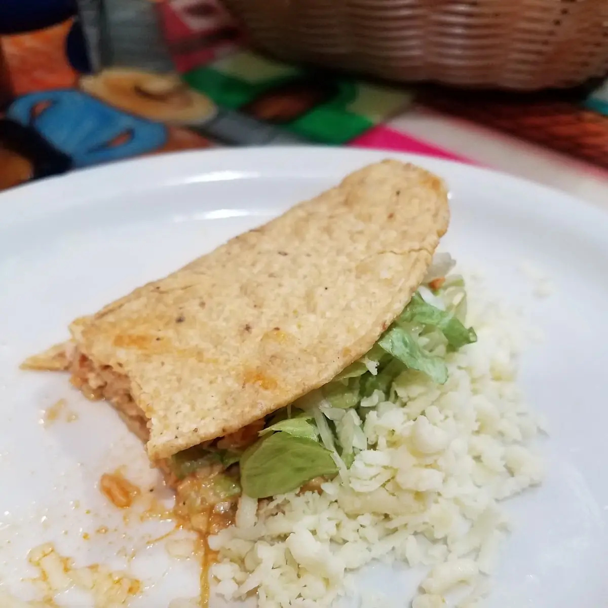 4. One Beef Taco, One Beef Enchilada, and One Beef Tostada