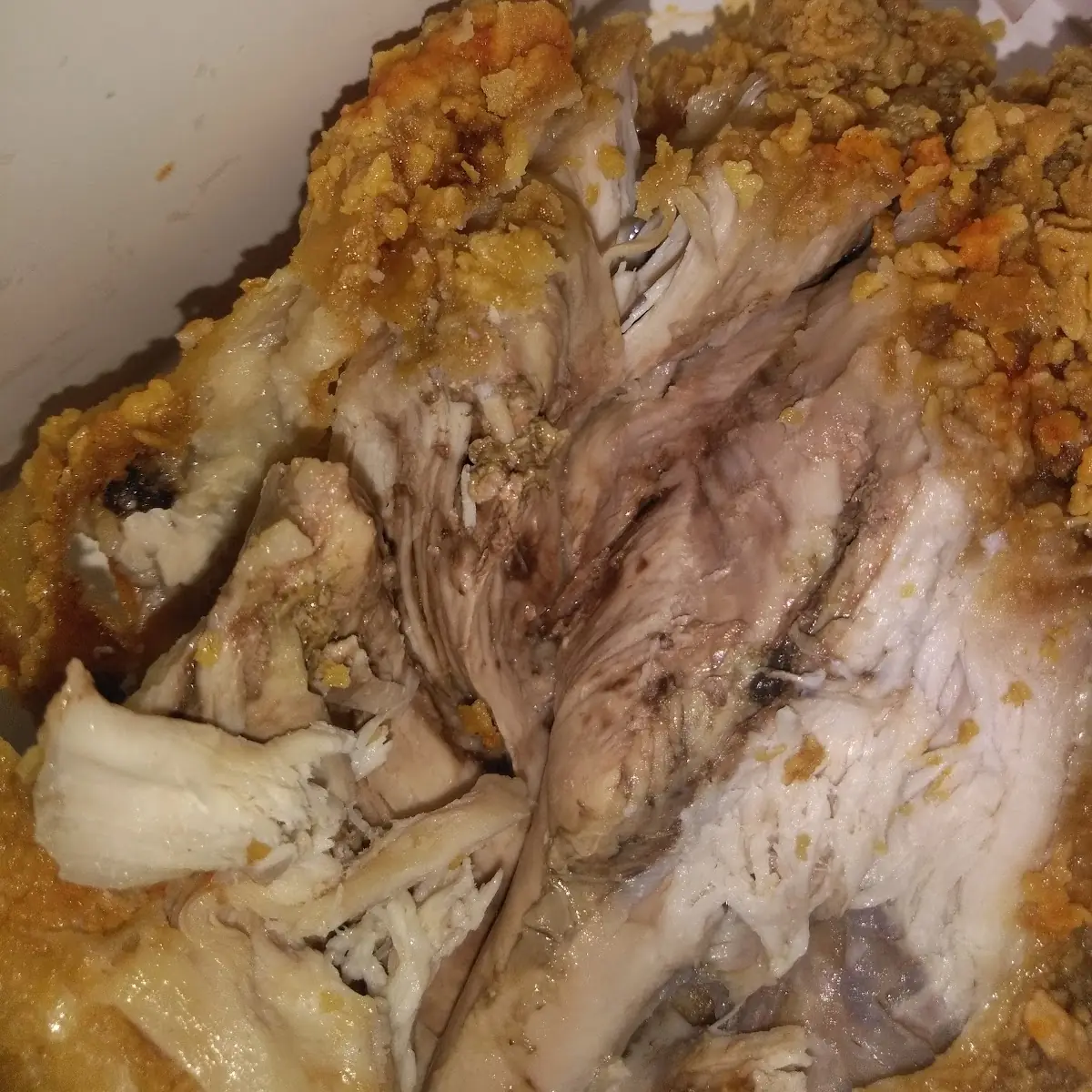 Bruised Fried Chicken