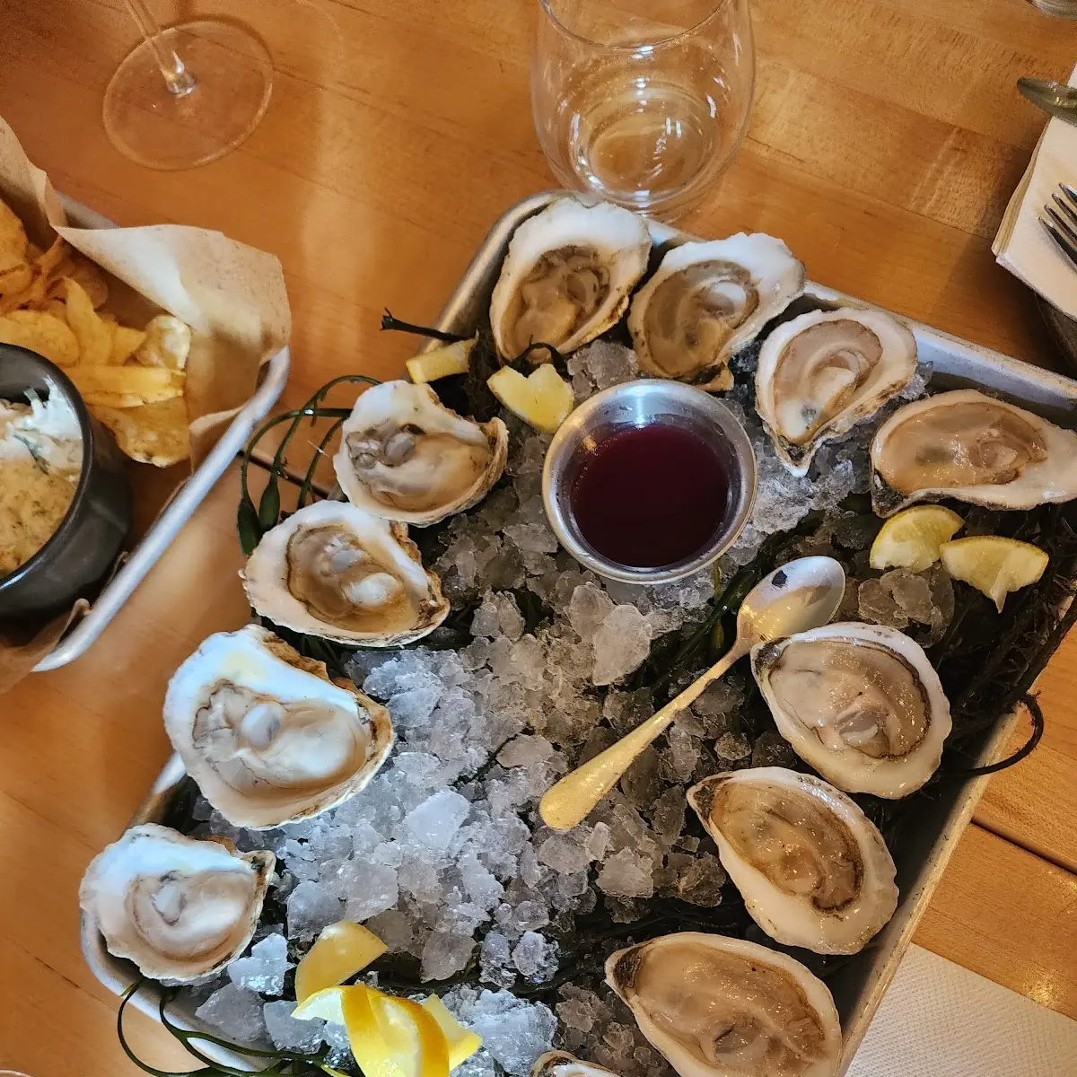 Local Oysters on the Half Shell