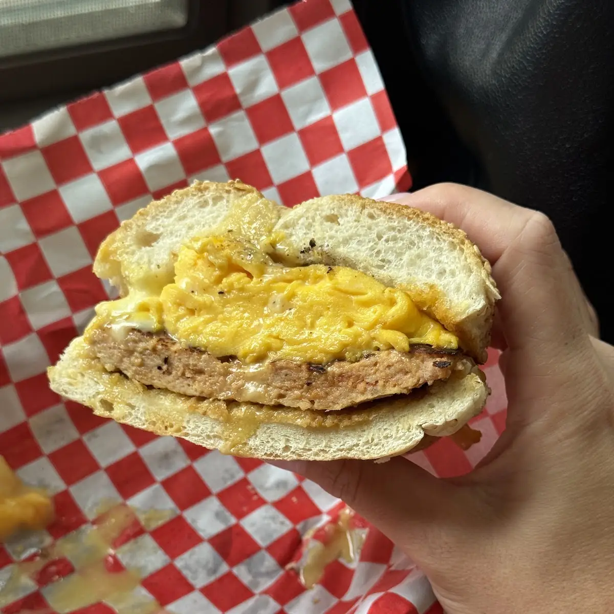 Turkey Sausage Egg and Cheese