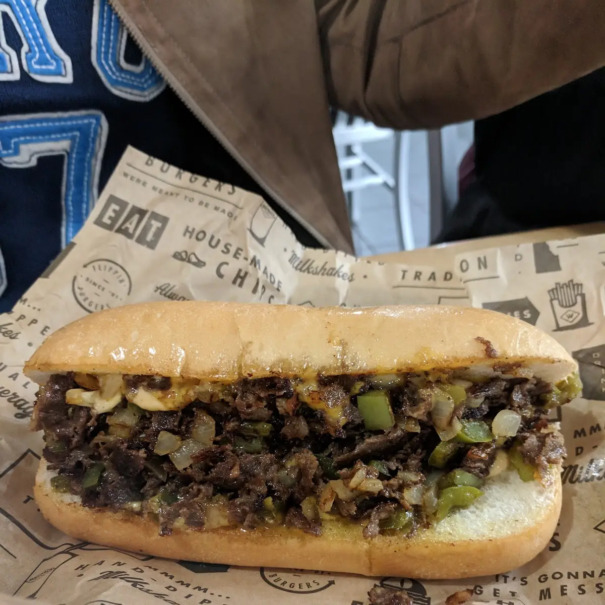 Philly Cheese Steak Sandwich