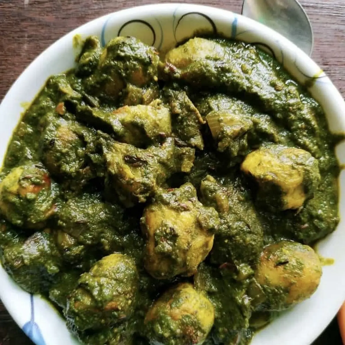 Salmon Shrimp Saag
