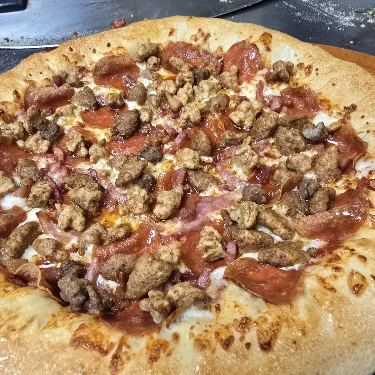 Stuffed Crust Meat Lovers Pizza