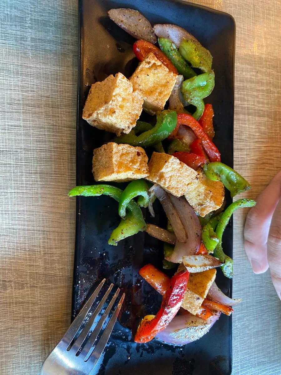 Black Pepper Tofu, Basil Leaf Asian Fusion Restaurant - Highway 97 Noodle House