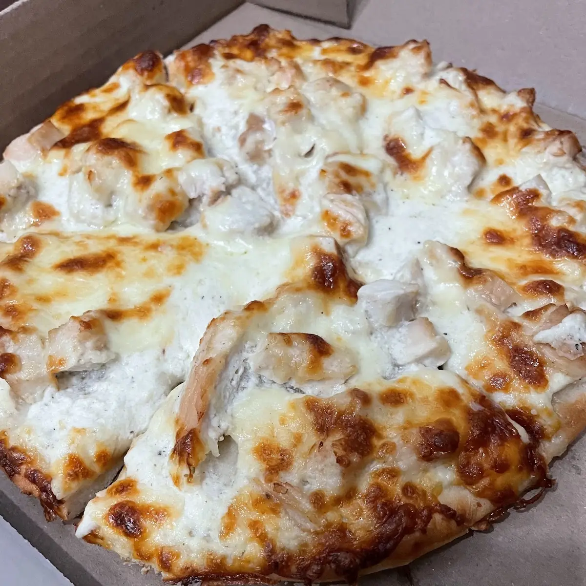 Chicken Alfredo Pizza, Aurora's Westside