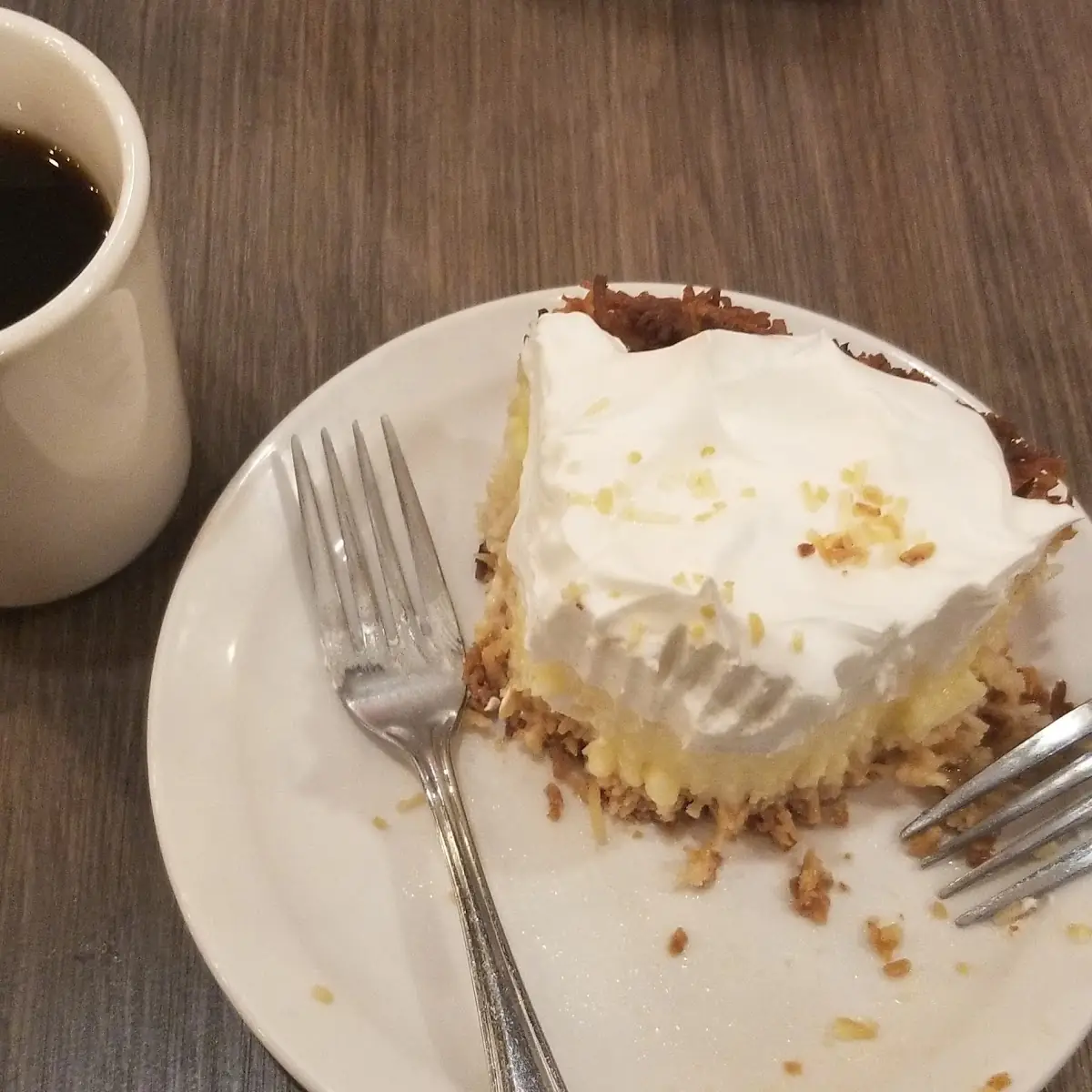 Coconut Cream Pie and Coffee, Aurora's Westside