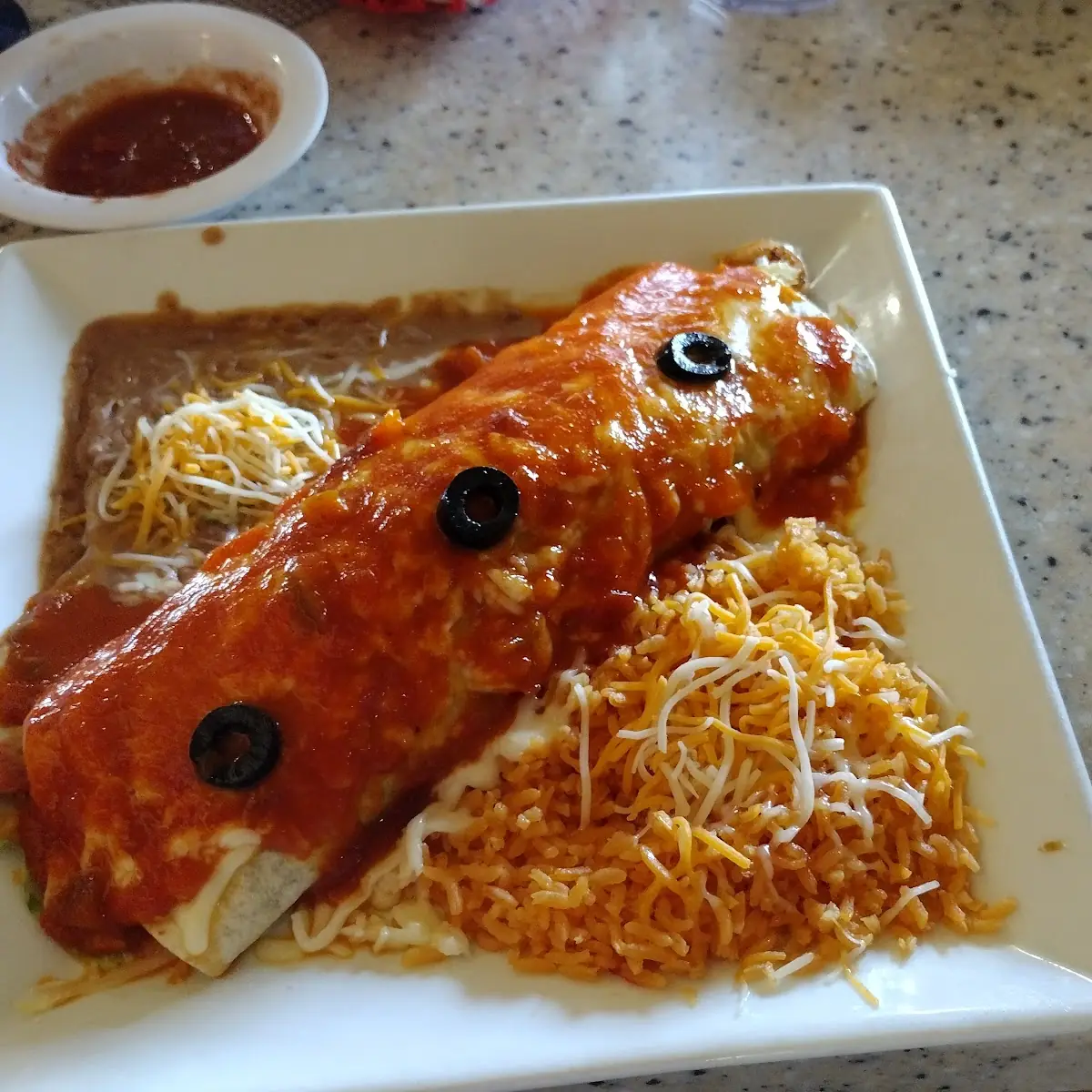Beef N Bean Burrito