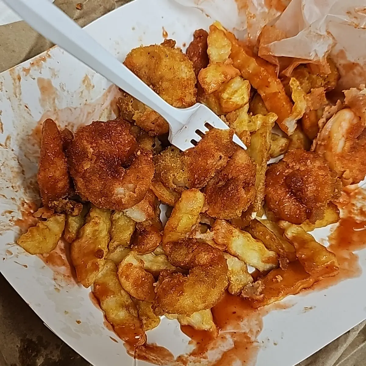 Stale 3 4lb Shrimp Dinner