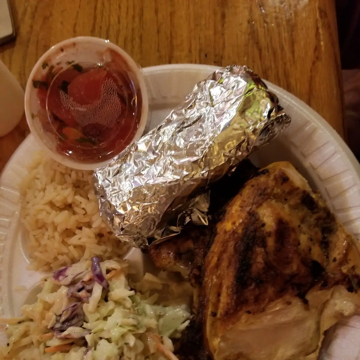 Salmon Burrito