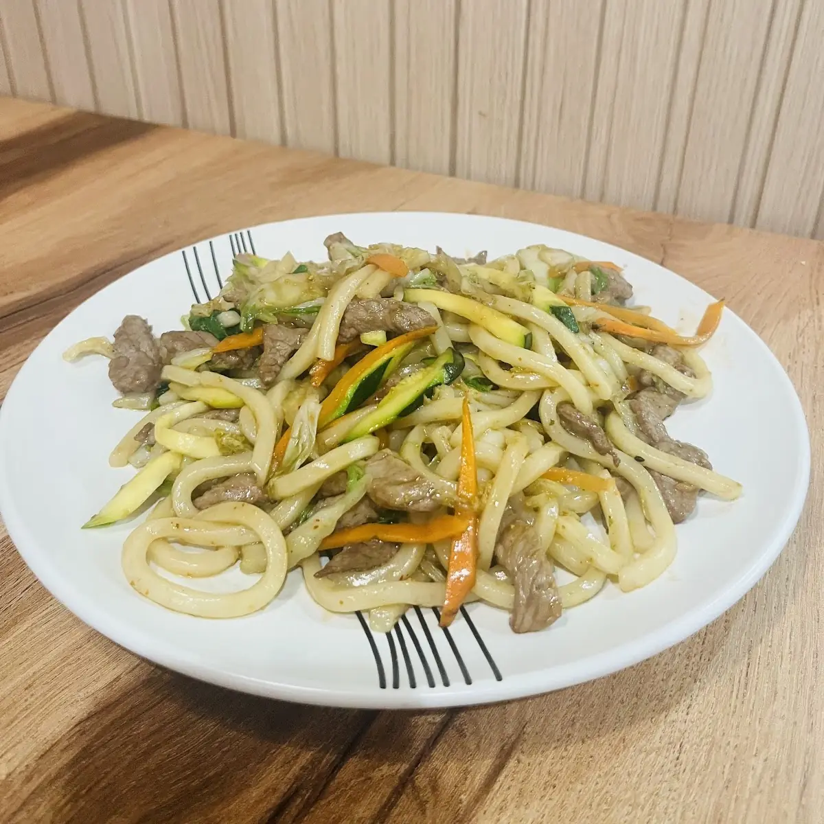 Stir Fry Udon Beef