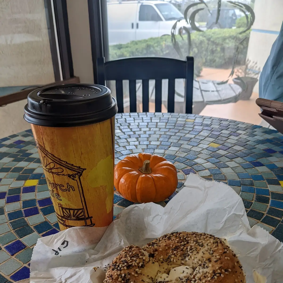 Everything Bagel and Mochaccino