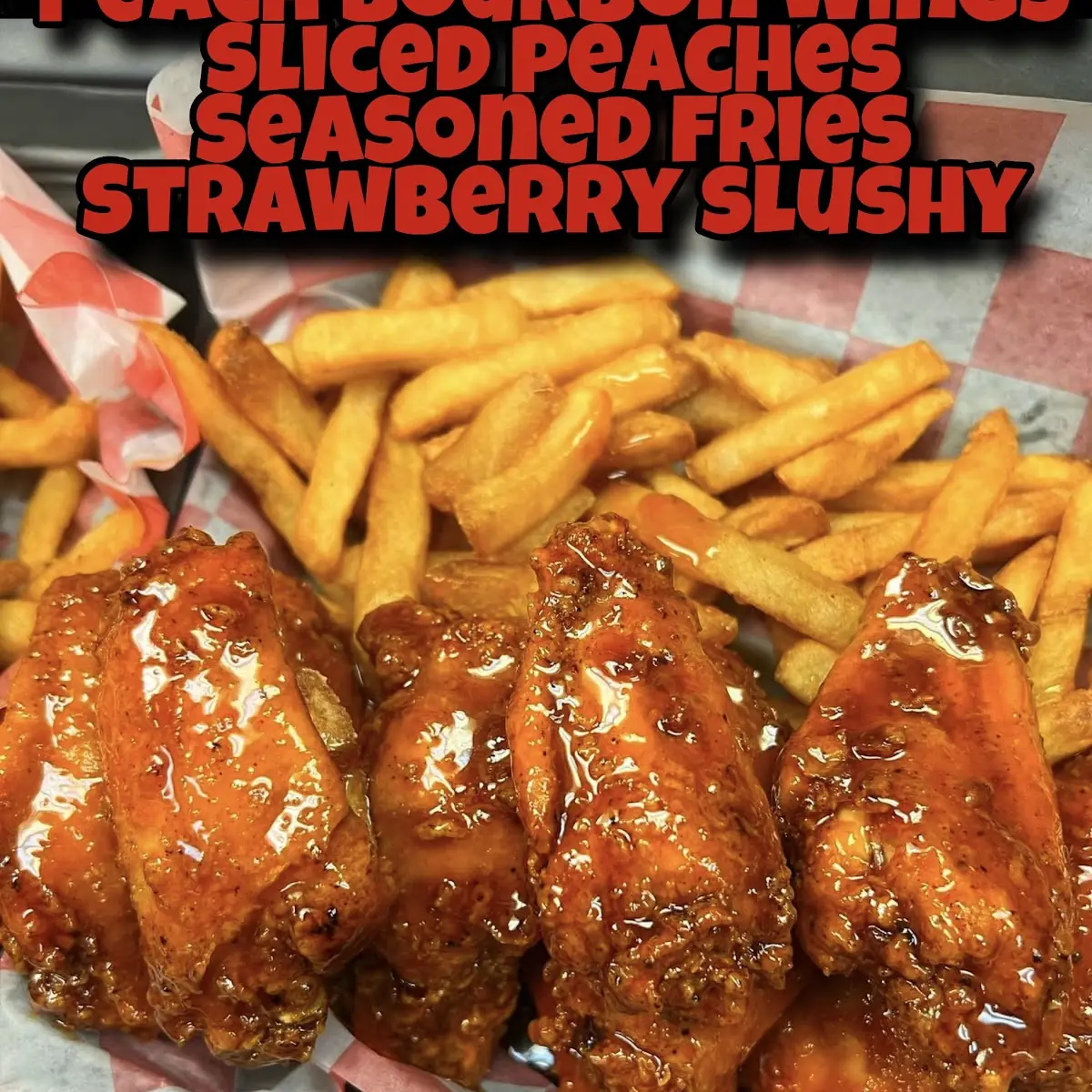 Cajun Shrimp Pasta and Wing Combo