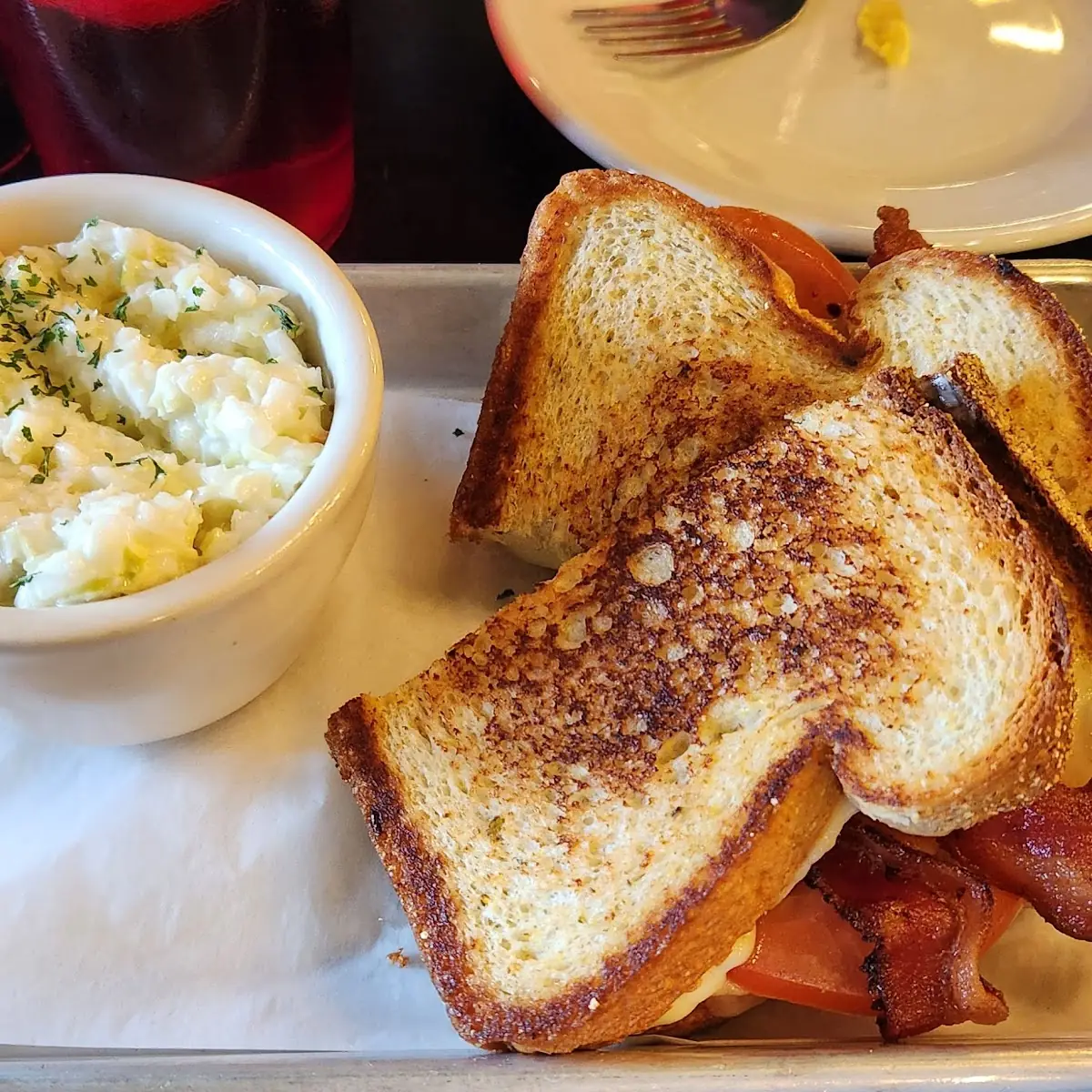 Brisket Grilled Cheese Sandwich